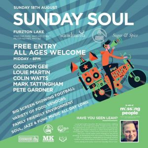 Soul Sunday @ Furzton Lake | Furzton | England | United Kingdom