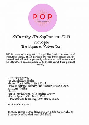 POP (Proud of Periods) @ The Square | Wolverton | England | United Kingdom