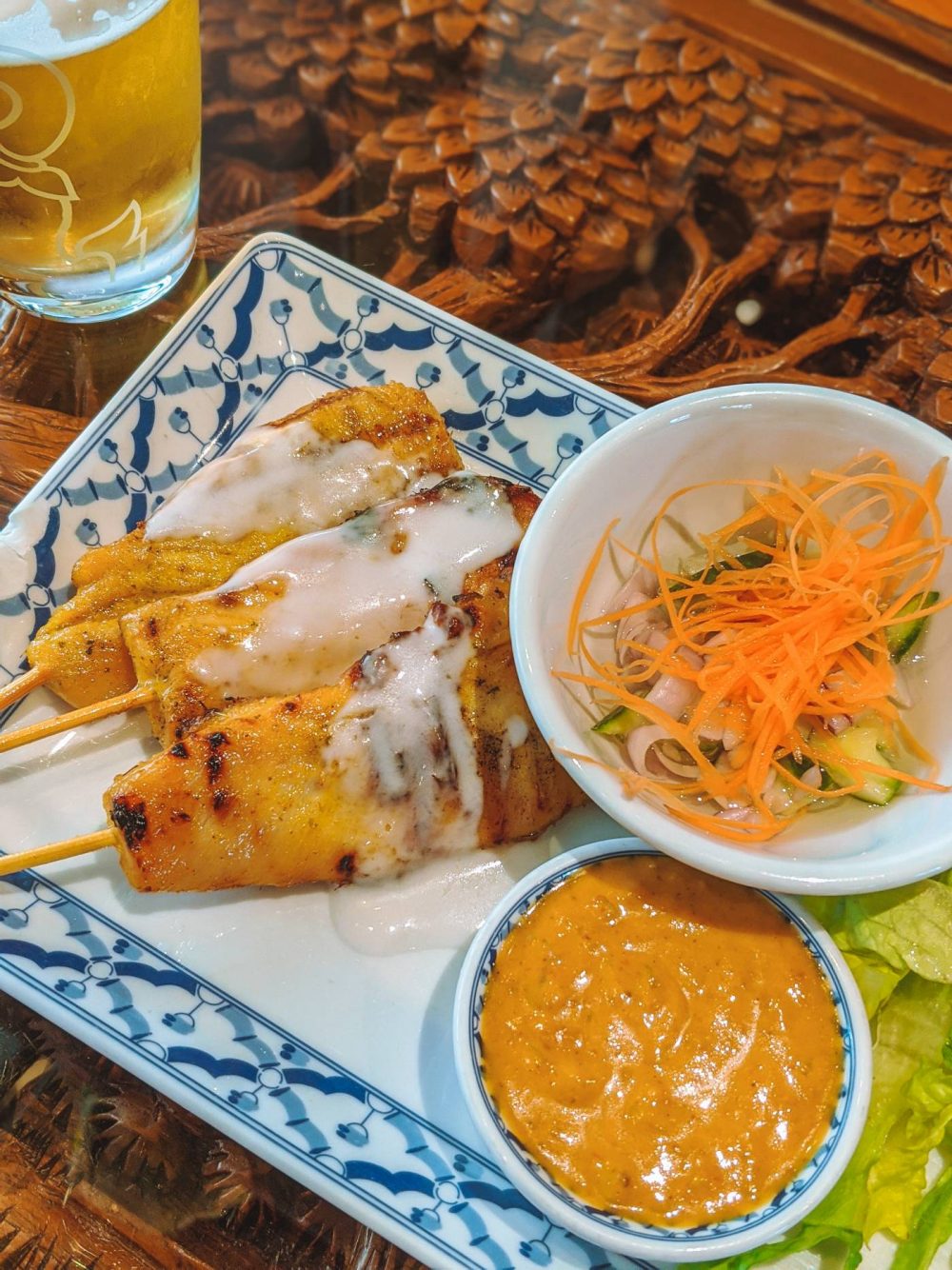 Chicken Satay at Thai Modern, Milton Keynes